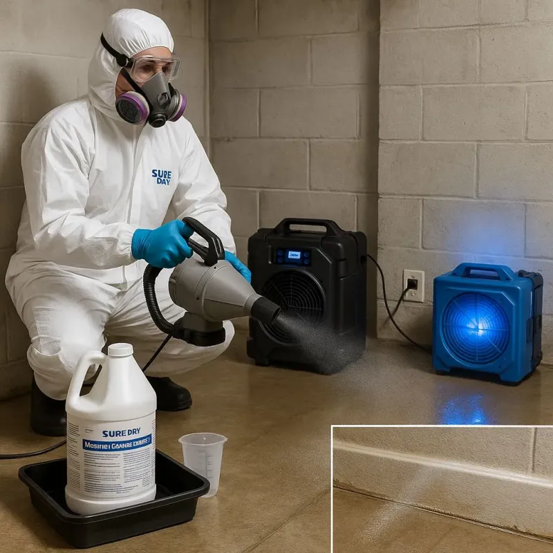 Sanitization and Odor Removal process in Seaside, CA